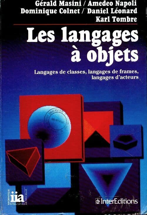 Les langages à objets - Collectif